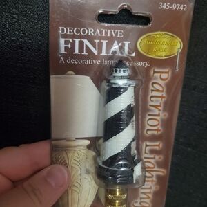 Lighthouse Brass Finial Lamp shade topper NIP